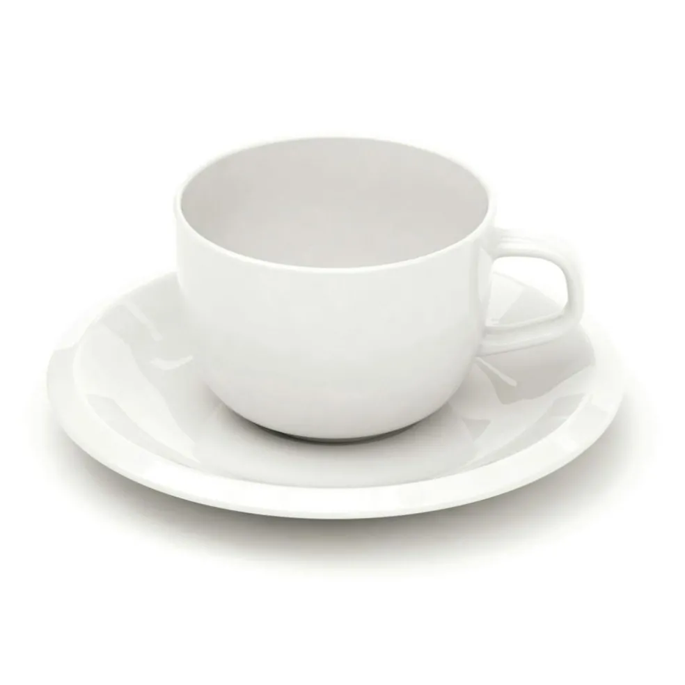 Raami Cup & Saucer, White