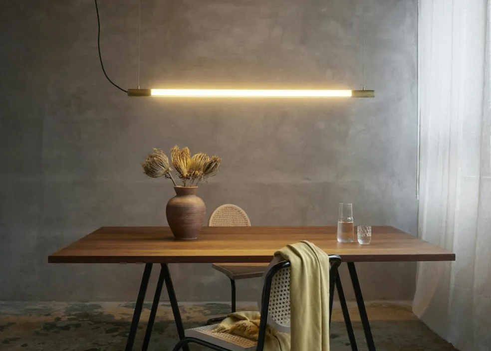 Radent Pendant 1350 mm, Brass