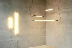 Radent Wall Lamp 1350 mm, Brass