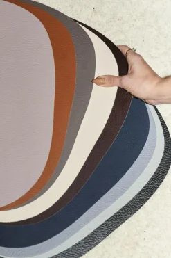 Raw Buffalo Placemat 6-pack, Dark Grey