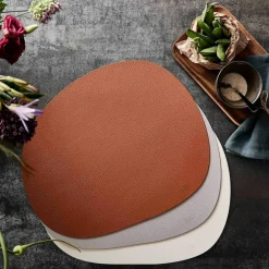 Raw Buffalo Table Mat 33,5x41 cm, Grey