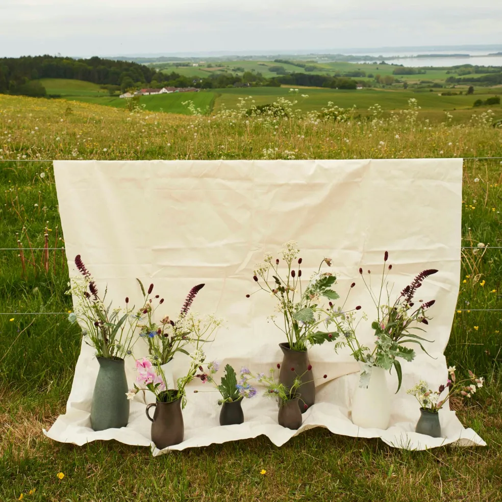 Raw Cream Jug 20 cl, Northern Green