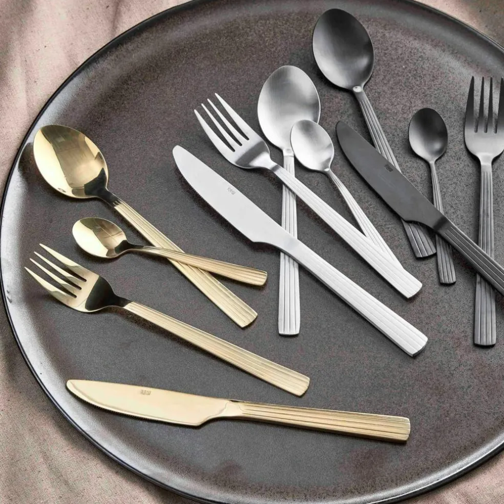 Raw Cutlery Set 24-pack, Gold