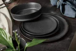 Raw Deep Plate 19,4 cm, Metallic Brown