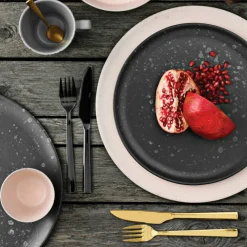 Raw Deep Plate 19,4 cm, Metallic Brown