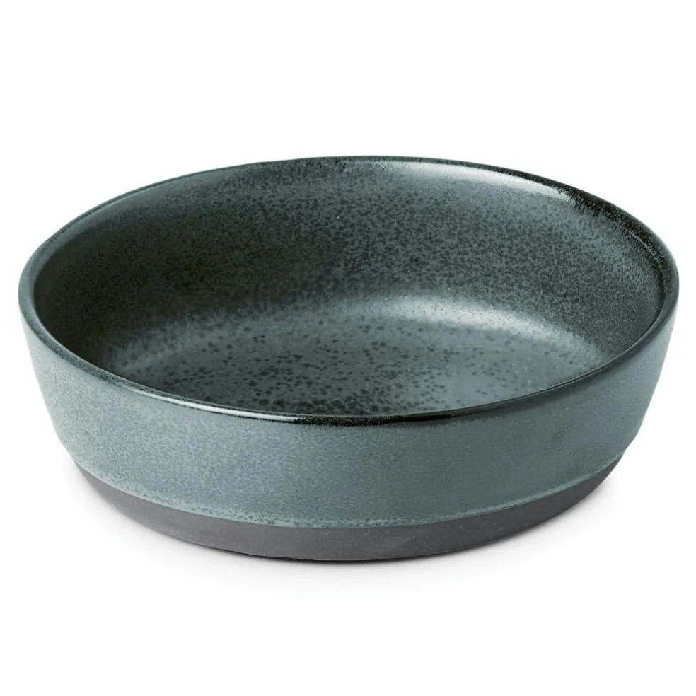 Raw Deep Plate 19,4 cm, Metallic Brown