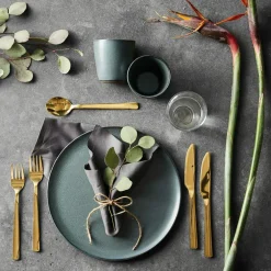 Raw Deep Plate 19,4 cm, Metallic Brown