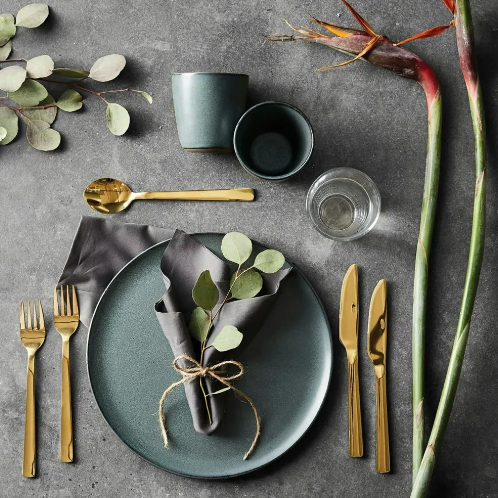 Raw Deep Plate 19,4 cm, Metallic Brown