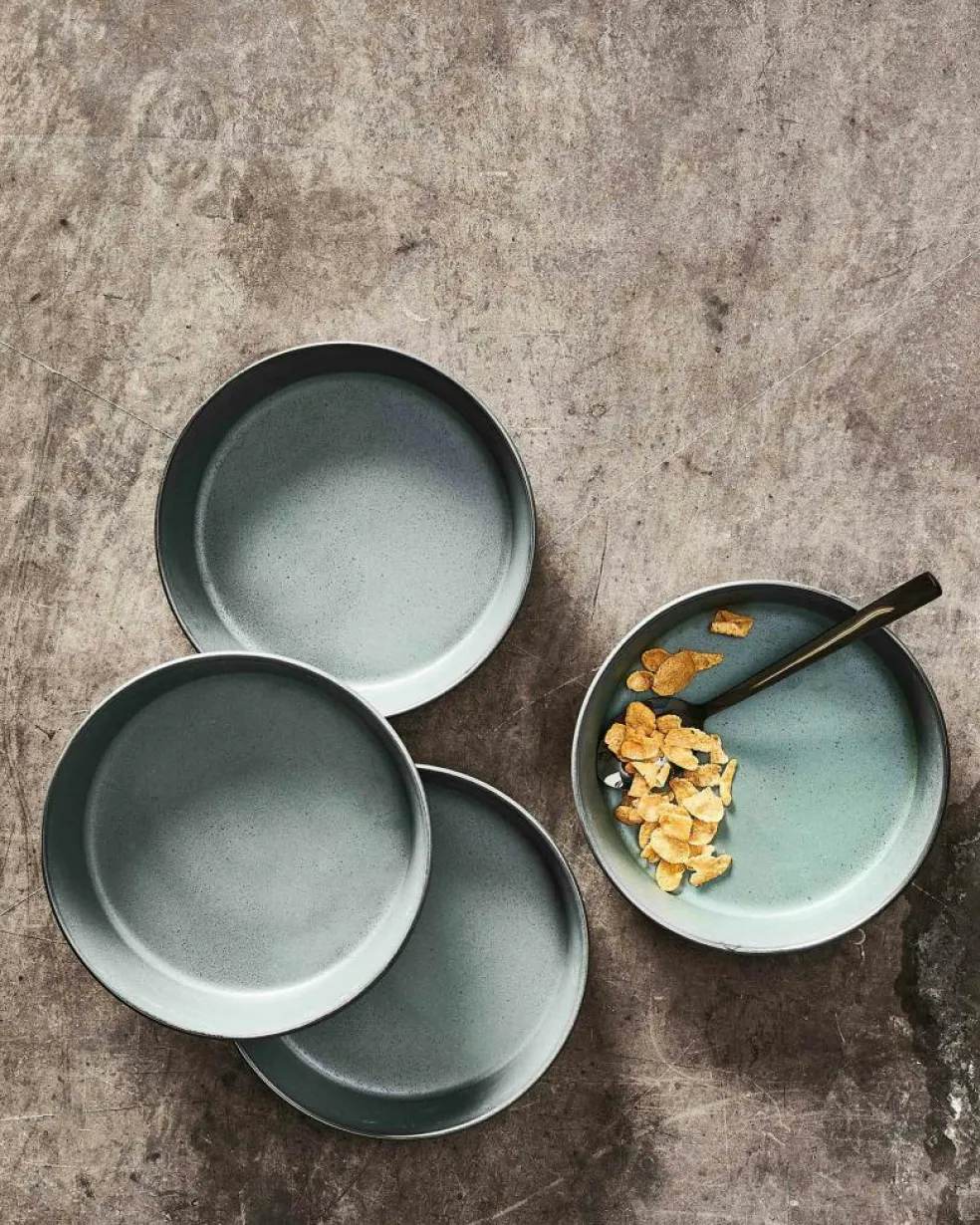 Raw Deep Plate 19,4 cm 4-pack, Sandy Beige