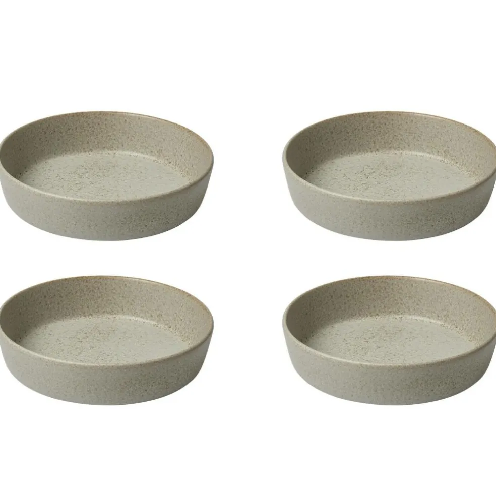 Raw Deep Plate 19,4 cm 4-pack, Sandy Beige