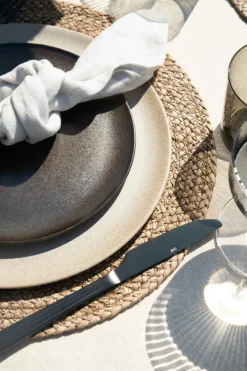 Raw Dinner Plate 28, Sandy Beige