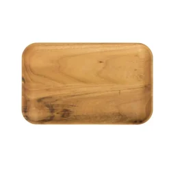 Raw Plate 23,7x14,9 cm, Teak