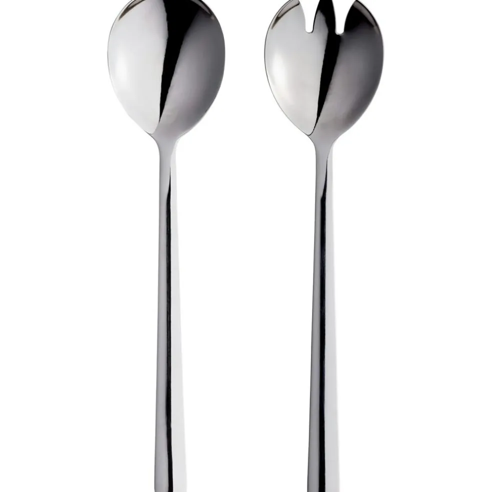 Raw Salad Servers, Gold