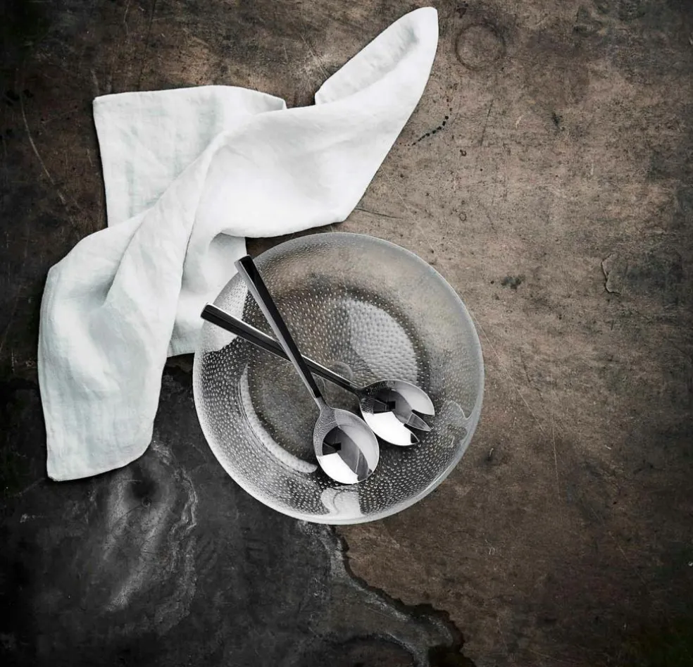 Raw Salad Servers, Gold