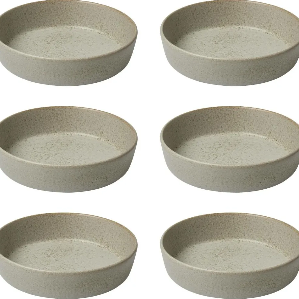 RAW Soup Plate 19,4 cm 6-pack, Sandy Beige