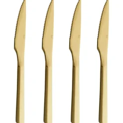 Raw Steak Knife 4-pack, Gold