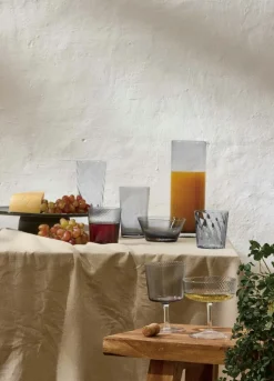 RAW Unique Swirl Glass Low 30 cl, Pink