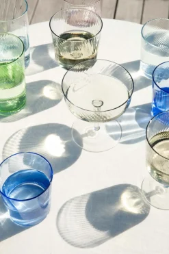 RAW Unique Swirl Glass Low 30 cl, Pink