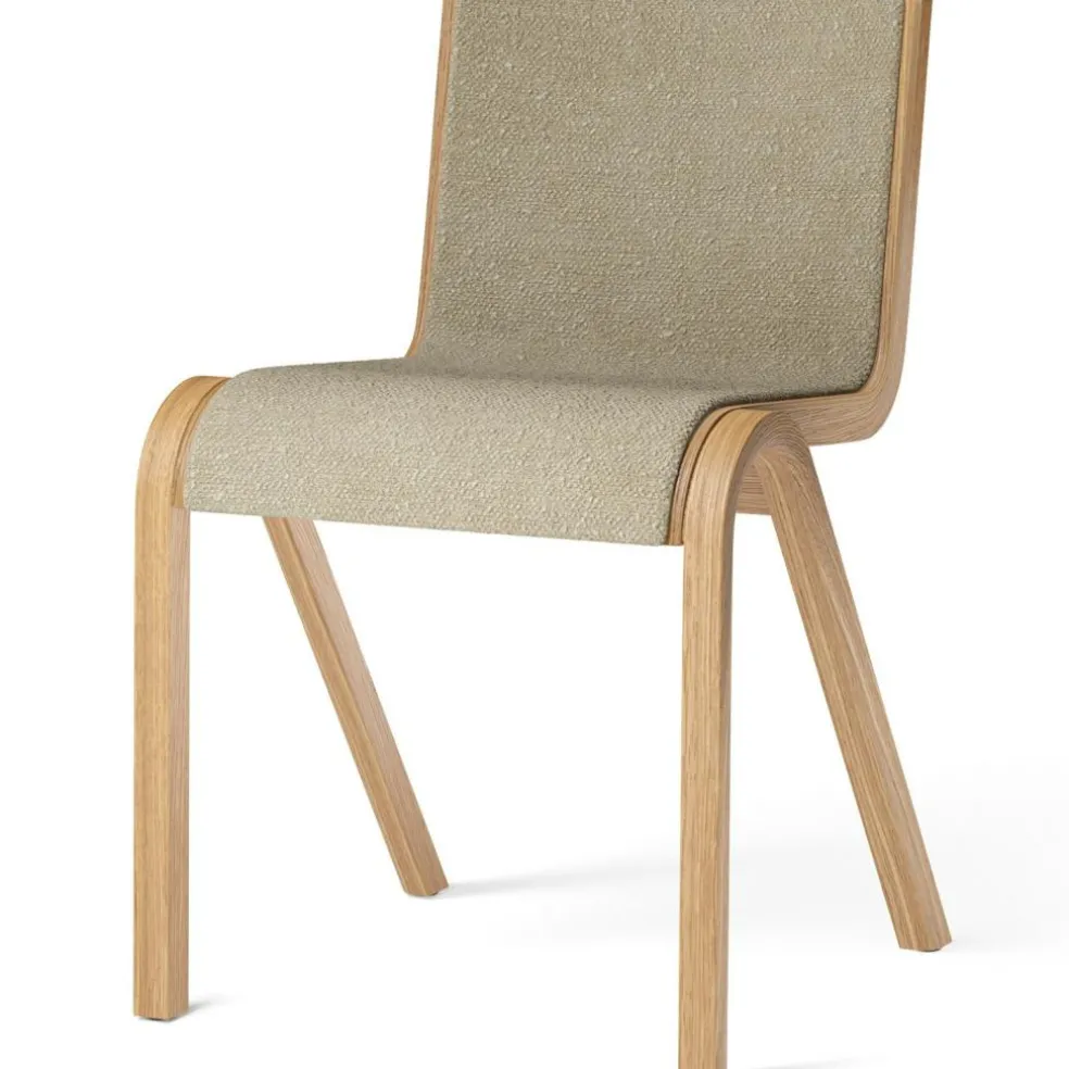 Ready Chair, Upholstered Front, Black Oak / Leather Dakar 0842