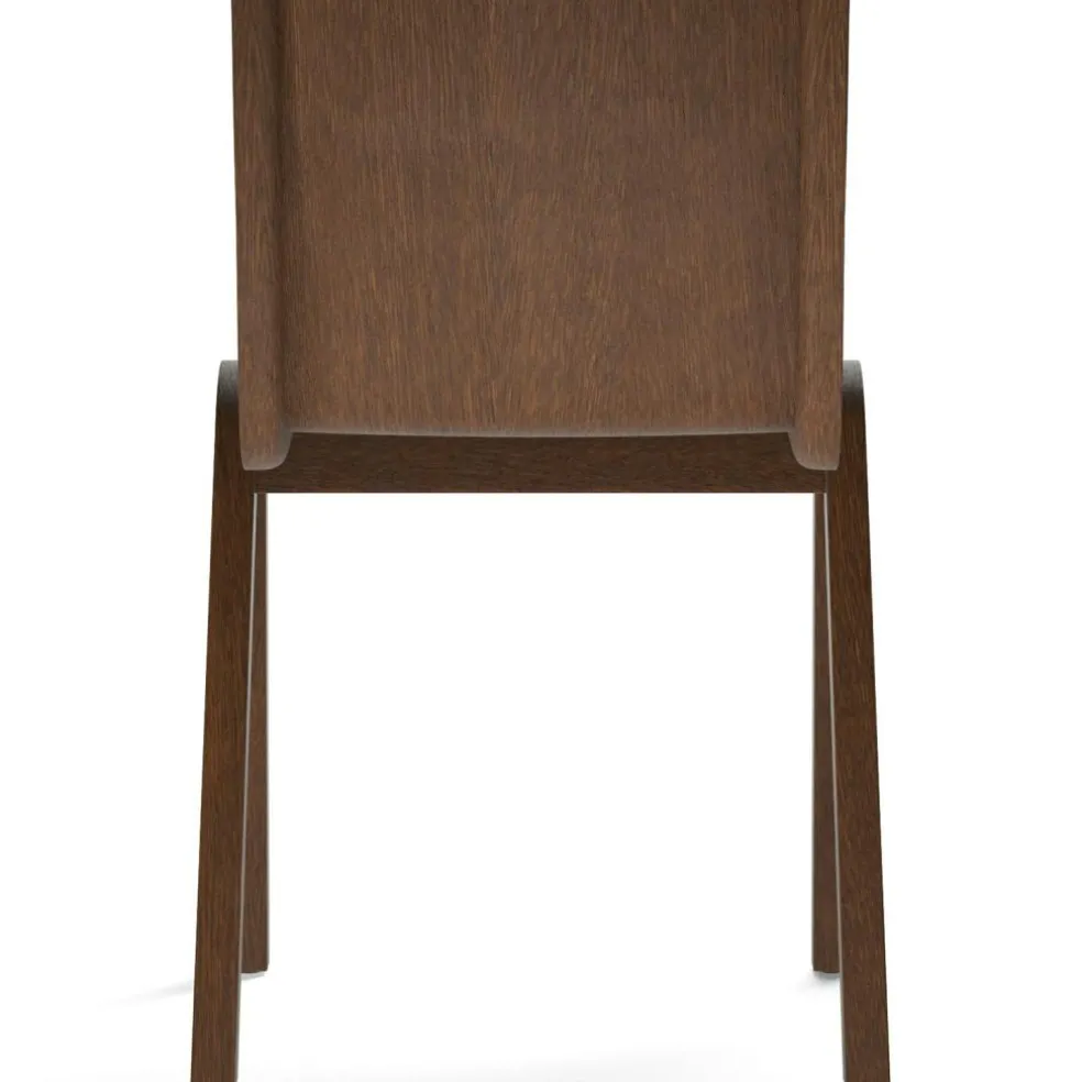 Ready Chair, Upholstered Front, Black Oak / Leather Dakar 0842