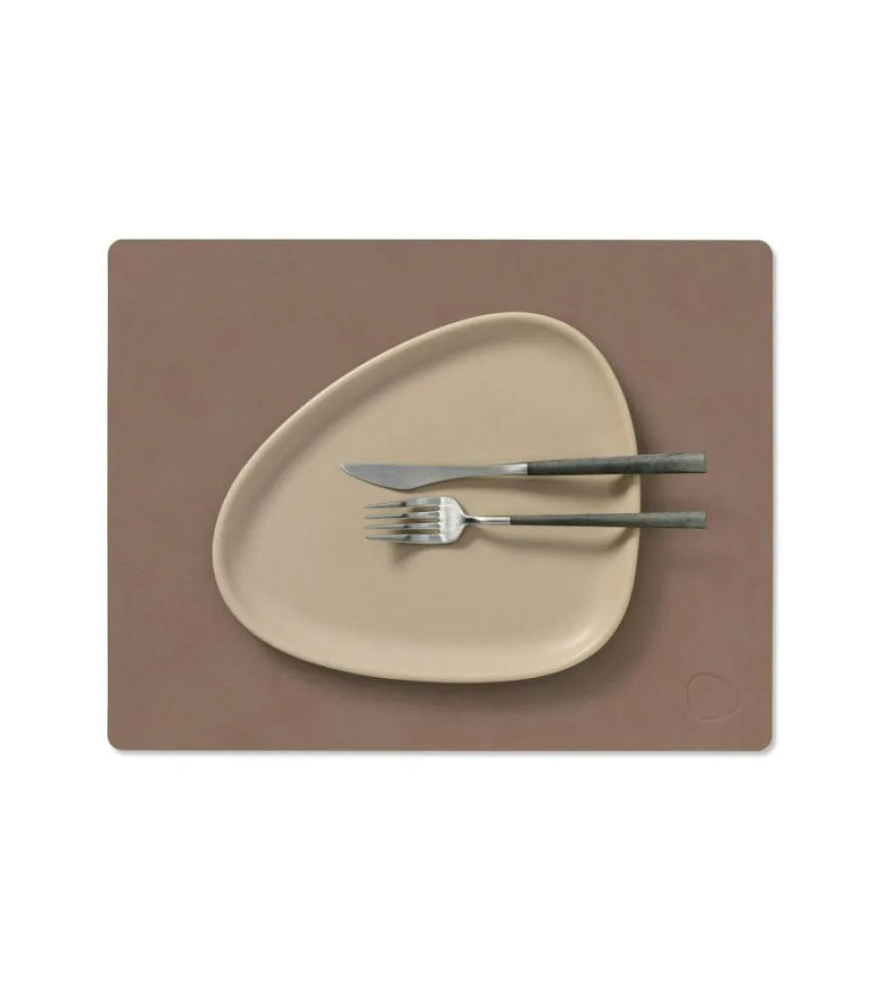 Rectangle M Table Mat Nupo 26x34 cm, Khaki