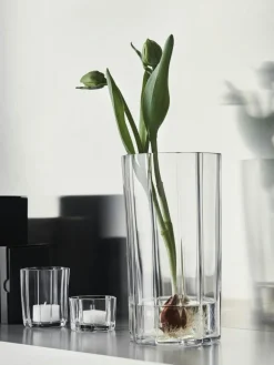 Reed Candle Holder 45 mm, Clear