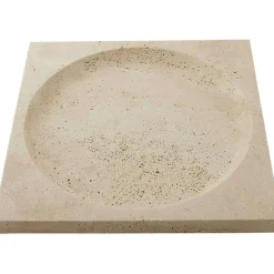REGINA dish travertine.L30XW30xH3cm