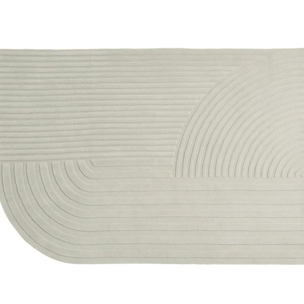 Relevo Wool Rug Off-white, 170x240 cm