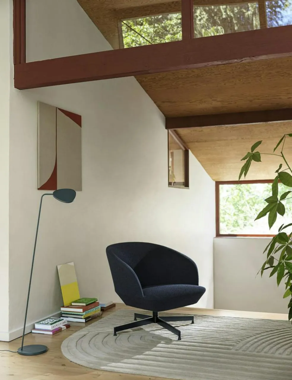 Relevo Wool Rug Off-white, 170x240 cm