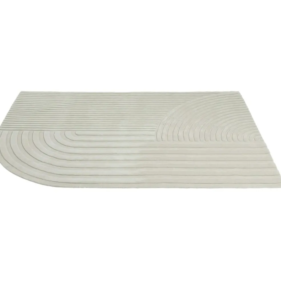 Relevo Wool Rug Off-white, 170x240 cm