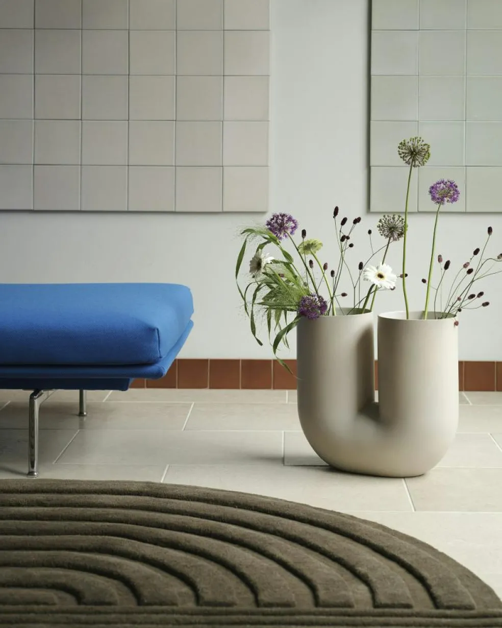 Relevo Wool Rug Off-white, 170x240 cm