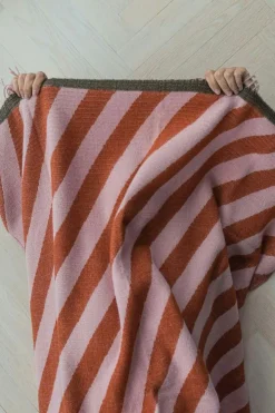 RETRO Throw 125x170 cm, Brown