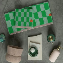 Retro Towel 50x90 cm, Cobalt-blue