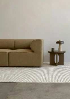 Reverse Table Lamp, Travertine / Bronzed Brass