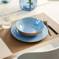 Reversible Table Mat 4-pack, Brown/Black