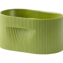 Ridge Planter 13 cm, Off-white