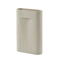 Ridge Vase 48 cm, Beige