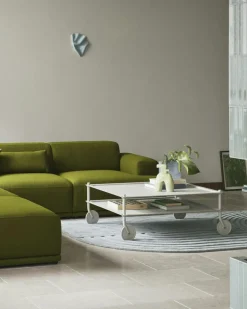 Ridge Vase Frosted Glass 16,5 cm, Taupe