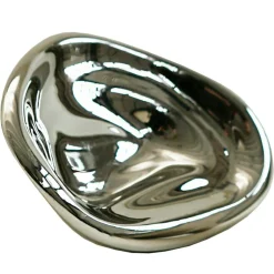 Ripple Knob Wall Hook 8 cm, Silver