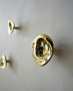 Ripple Knob Wall Hook 8 cm, Silver