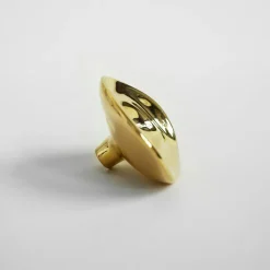 Ripple Knob Wall Hook 9 cm, Silver