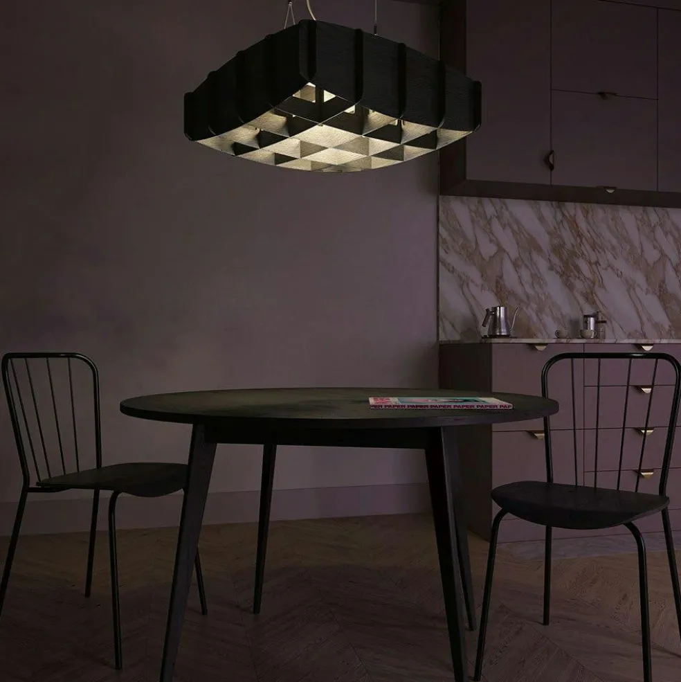 Ristikko 95 Pendant, Black