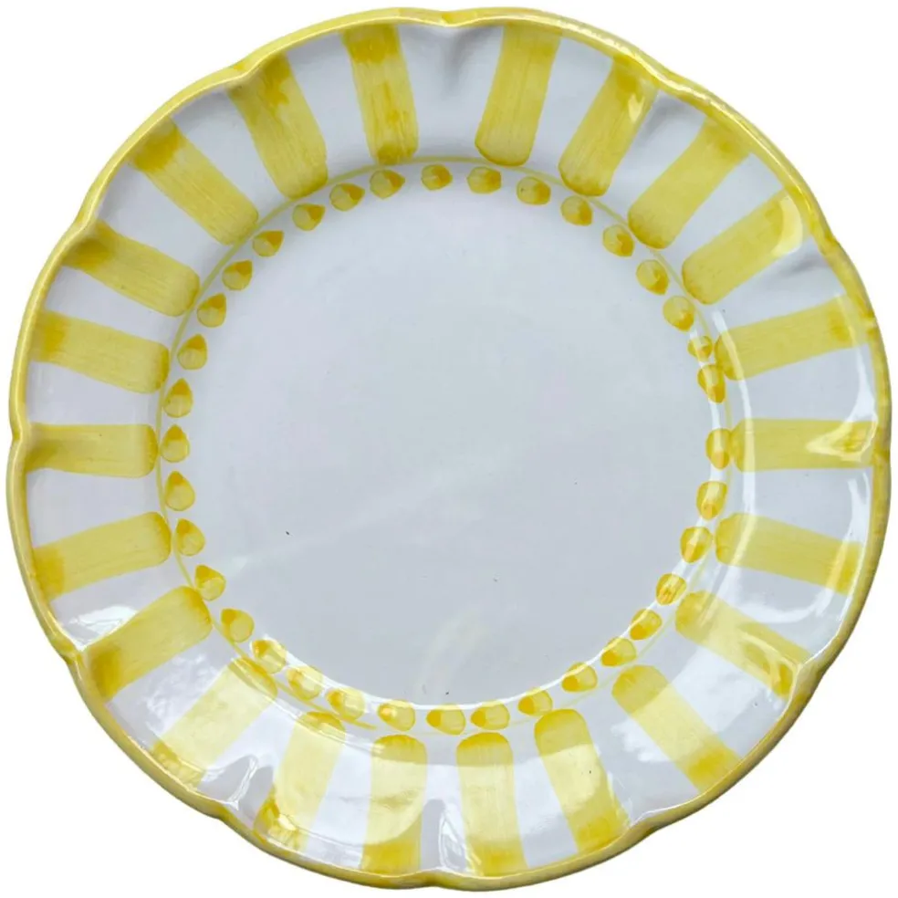 Riviera Side Plate 20 cm, Yellow