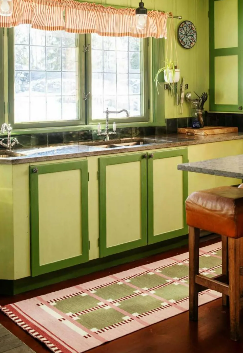 Röllakan Ruth Wool Rug 75x240 cm, Summer Sky