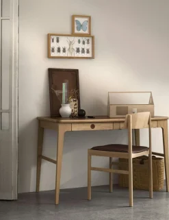 Rod Chair, White Wax Oiled Oak