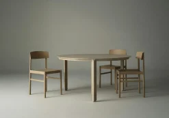 Rod Chair, White Wax Oiled Oak