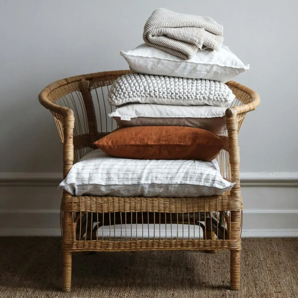 Rope Cushion Cover 50x50 cm, Offwhite