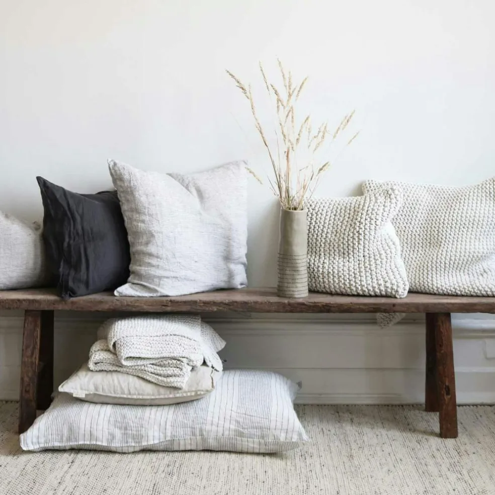 Rope Cushion Cover 50x50 cm, Offwhite