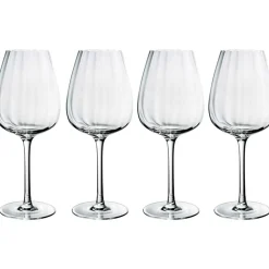Rose Garden Red Wine Glass 4-pack