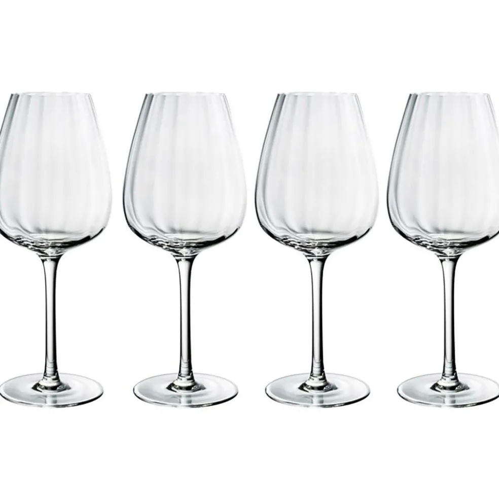 Rose Garden Red Wine Glass 4-pack